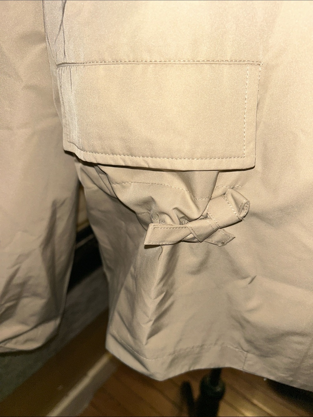 Lulu's Light Beige Trench Coat with Drawstring Waist - Picture 2 of 5